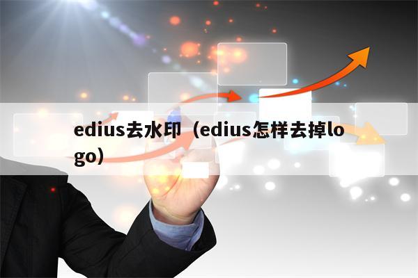 edius去水印（edius怎样去掉logo）