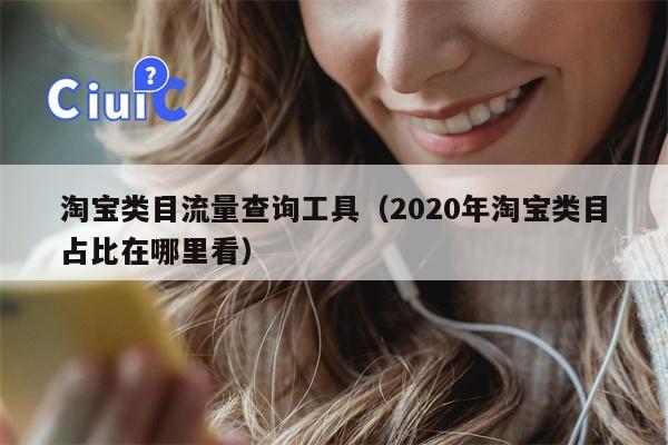 淘宝类目流量查询工具（2020年淘宝类目占比在哪里看）