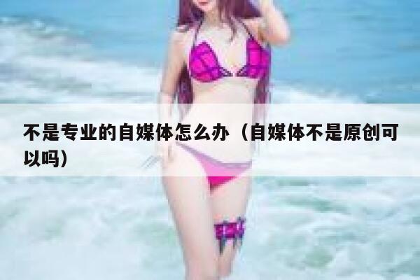 不是专业的自媒体怎么办（自媒体不是原创可以吗）