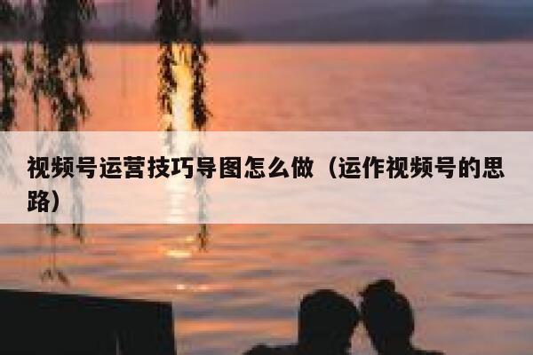 视频号运营技巧导图怎么做（运作视频号的思路）