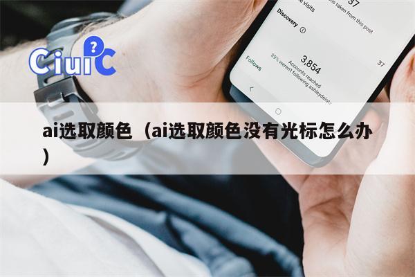 ai选取颜色（ai选取颜色没有光标怎么办）