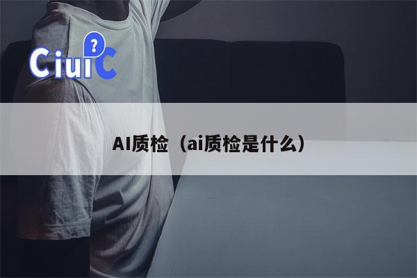 AI质检（ai质检是什么）