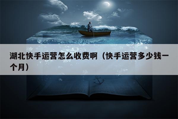 湖北快手运营怎么收费啊（快手运营多少钱一个月）