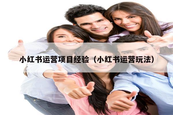 小红书运营项目经验（小红书运营玩法）