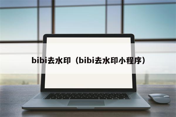 bibi去水印（bibi去水印小程序）