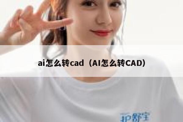 ai怎么转cad（AI怎么转CAD）