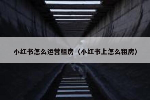 小红书怎么运营租房（小红书上怎么租房）