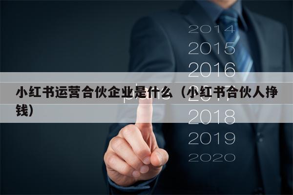 小红书运营合伙企业是什么（小红书合伙人挣钱）